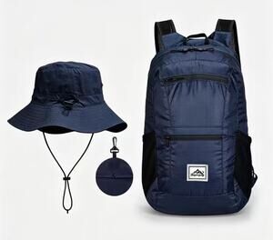 Ultra‑Light Foldable Waterproof Hiking Backpack & Foldable Bucket Hat